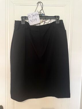 East 5th Black Pencil Skirt